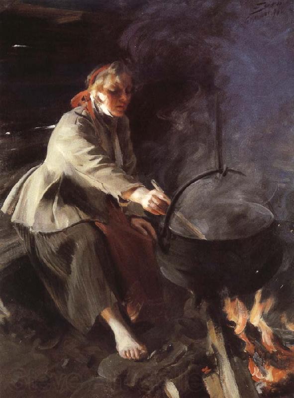 Anders Zorn In the Cookhouse